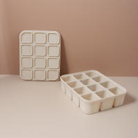 Molde De Hielo De Silicona Para Alimentos De Bebé De 12 Celdas - Easy Pop out Para Puree Y Aperitivos Infantis Grado Alimenticio - details 10