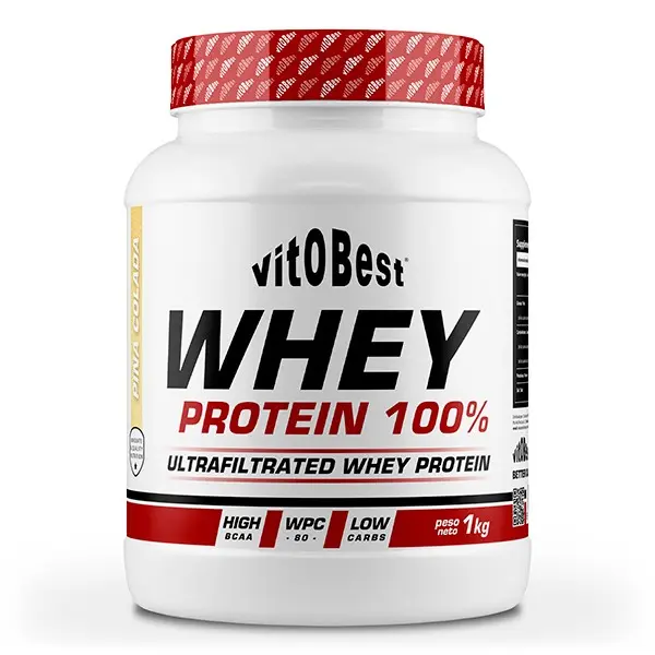 VITOBEST WHEY PROTEIN 100% 1 KG SABOR PIÑA COLADA - 1