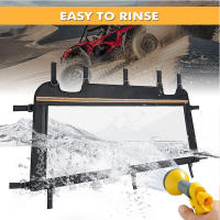 Parabrisas Trasero Para UTV Protector De Viento Transparente Para Polaris RZR XP 1000 2014-2021 RZR XP TURBO 2016-2021 Impermeable - details 3