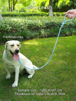 Correa De Seguridad Antideslizante Para Gatos Y Perros Color Azul Claro Redonda 1 Pieza Material Poliéster Adecuada Para Todas Las Estaciones - details 1
