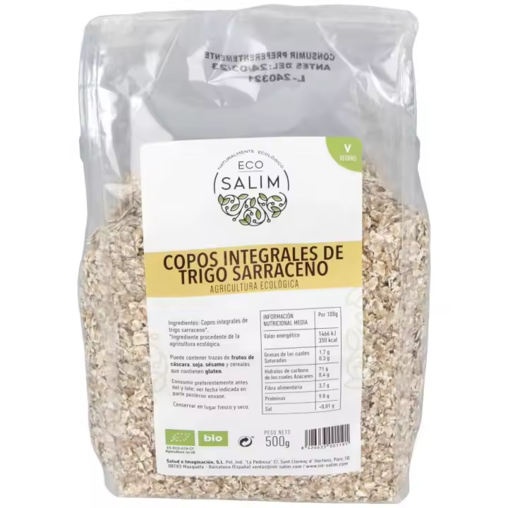 Copos De Trigo Sarraceno Integrales 500Gr. Bio - 1