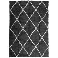 vidaXL Alfombra peluda de pelo largo moderna PAMPLONA 120x170 cm Color Antracita,  Beige,  Crema y mas Alfombras de área  Alfombra de Piso para Sala de Estar Dormitorio Habitación Salón - details 5