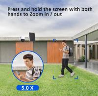 Cámara WiFi Hiseeu WTD512 1080P con panel solar, zoom de 5X, detección de movimiento PIR, video y audio bidireccional - details 8