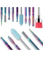 10Pcs/Box Cuchillas De Tungsteno Para Manicura Accesorios De Taladro De Uñas Herramientas De Arte De Uñas Para Máquina Cortador De Uñas - details 0