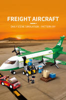 Bloques De Construcción Educativos Para Niños Airbus A320 Modelo De Avión De Carga 463 Piezas Juguete Inteligente Para El Desarrollo De La Razonamiento Espacial Y Manual-Artesanal - details 4