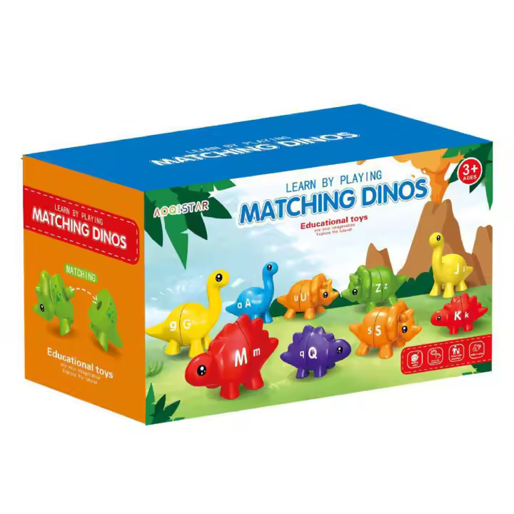 Juguete De Dinosaurio Para Niños Con Cesta De Almacenamiento Juego Educativo Montessori Aprendizaje Por Conteo Para Bebés Y Niños Pequeños - 1