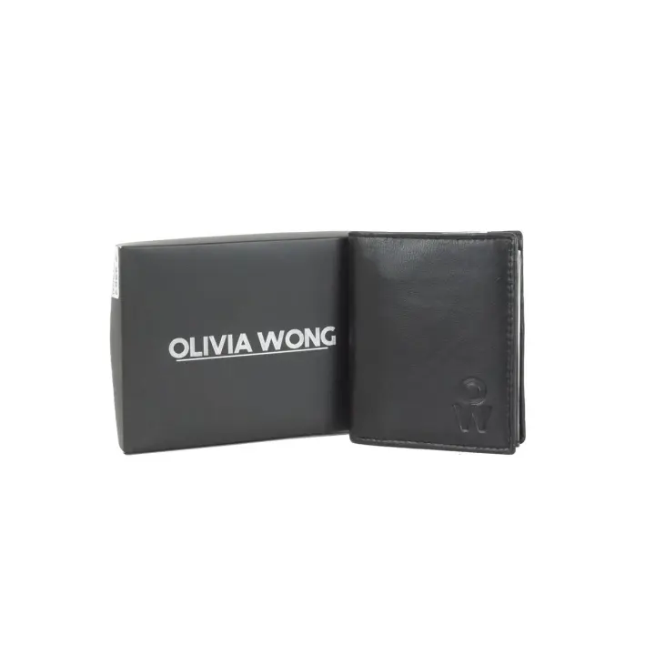 1990s Cartera de Hombre de Piel Lisa Tamaño Clásico Super Suave con 11 Compartimentos para Tarjetas - 1