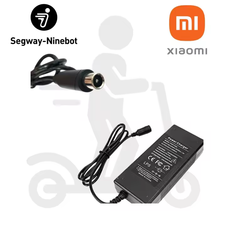 Cargador marca Emove 42V para Patinete eléctrico Xiaomi y Ninebot - 1