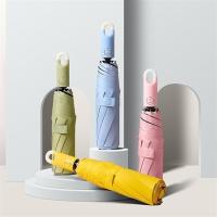 Paraguas plegable automático con enganche para mujer y hombre, resistente al viento y a la lluvia. - details 0