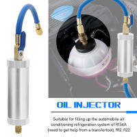 Herramienta De Inyección De Aceite Para Aire Acondicionado De Coche R12 R134A 2 Onzas Tubo De Llenado De Liquido Frío Inyector De Tinte Accesorios De Coche - details 0