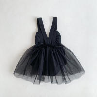 Bailarina Romper Para Bebés Niñas 0-2 Años Vestido De Malla Con Gran Lazo Traje De Baile Princesa Estilo Activo Ropa De Verano - details 4