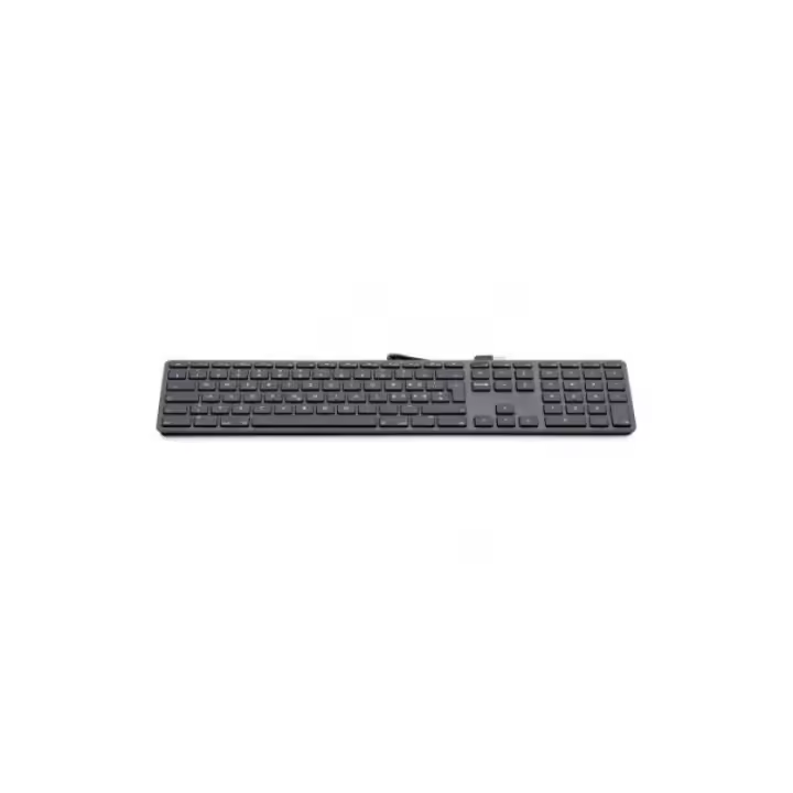 Teclado numérico USB KB-1243, 110 teclas, 2x USB, aluminio, diseño italiano, macOS, gris espacial - 1