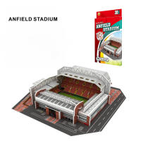 Puzzle 3D De Estadios De Fútbol Bernabeu Camp Nou Anfield Juego De Construcción Para Niños Modelo De Edificios Famous - details 17