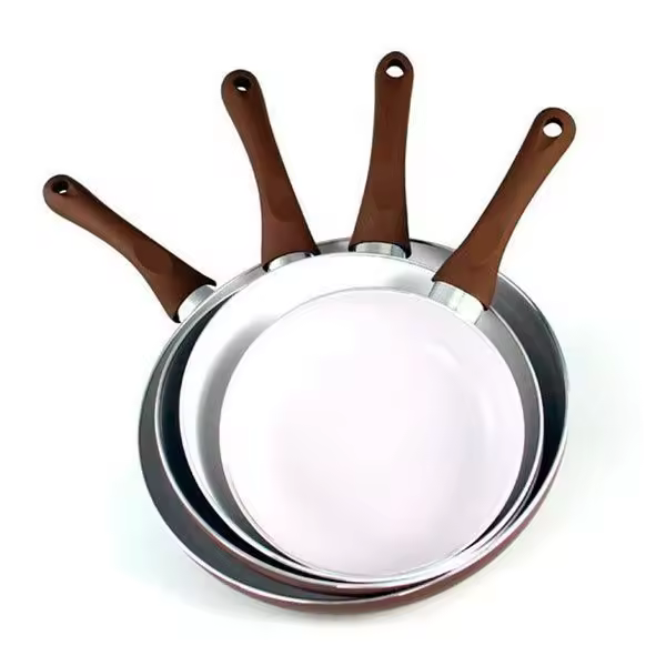 Crc Juego de 4 Sartenes Cerámicas 18 Cm Ø, 22 Cm Ø, 24 Cm Ø, 28 Cm Ø | Saludables y Ecológicas - 1