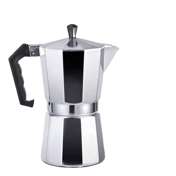 Cafetera Italiana 12 Tazas de Aluminio con Asa - Gourmet Kitchen - 1