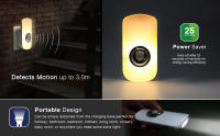 Luz Nocturna LED Inteligente Sensk 3 En 1 Con Sensor De Movimiento Y Linterna Recargable Para Habitación De Bebé Y Niños Enchufe EU/US Incluido Luz De Emergencia - details 2