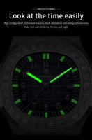 Reloj De Hombre POEDAGAR Lujo Cuadrado Impermeable Luminoso Con Fecha Reloj De Pulsera Casual De Acero Inoxidable Quartzo - details 10