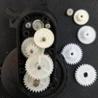 5Pcs/set Robot Inteligente De Limpieza Con Cepillo Lateral Motor Y Caja De Engranajes Piezas Para Aspiradora Robótica Material Plástico - details 2