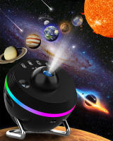 Proyector De Galaxia LED Mejorado Estrella Espacio Sfera Planetaria Lámpara Nocturna Para Niños Regalos Luz Atmosférica Redonda Incluye Bombilla Fuente De Alimentación DC - details 0
