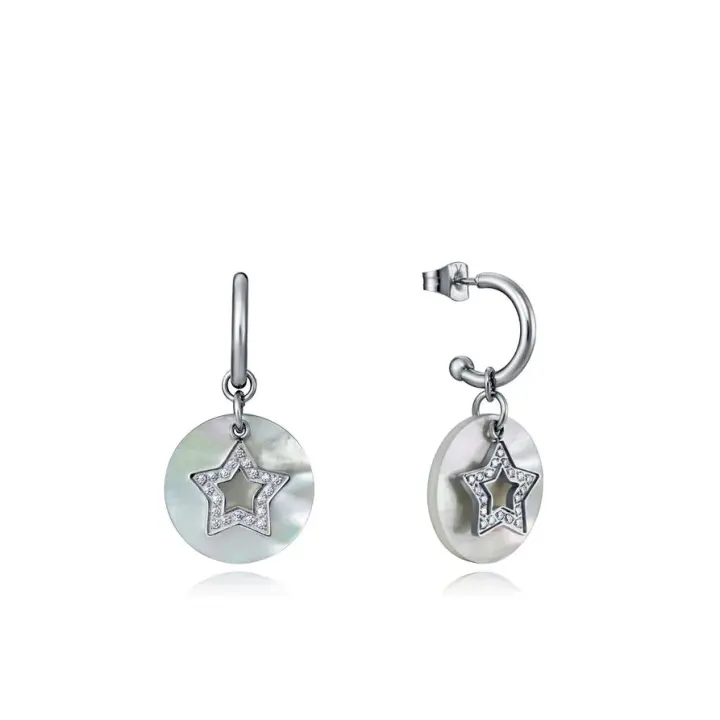 PENDIENTES ACERO ESTRELLA MADRE PERLA VICEROY FASHION - 15105E01000 - 1