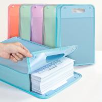 Bolsa De Documentos Profesional Portátil A4 Con Manija Organizador De Archivos Autocerraje Durable Para Oficina Escuela Graduación - details 0