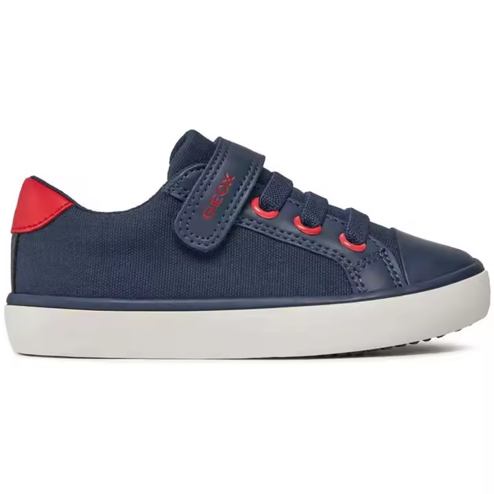 Zapatillas Geox Gisli Niño Navy/Rojo - 1