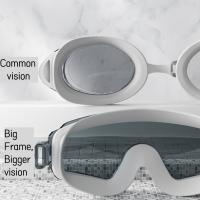 Nuevos Gafas De Natación Estilosas Con Marco Grande Protección UV Impermeables Visión HD Para Adultos Hombres Y Mujeres - details 7