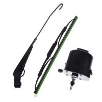 Motor De Limpiaparabrisas Universal 12V Con Borde Adecuado Para Tractor Willis Pieza De Repuesto Para Automóviles - details 4
