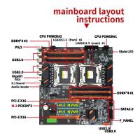 Placa Base X99 Dual CPU LGA 2011 V3 E-ATX Con Soporte Para Xeon DDR4 USB3.0 SATA3 8 DIMM M.2 Y Slot 2011-3 Para Computadora De Escritorio - details 6