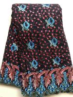 Tela De Encaje Africano De Algodón 2024 Nuevo Estilo Nigéria Suizo Con Piedras Para Costura Vestido De Navidad Para Mujer - details 5