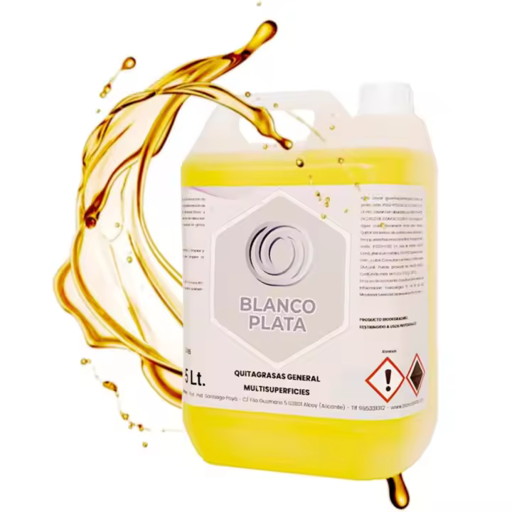 Desengrasante General Blancoplata 5 Litro - Gran Poder Desengrasante para Hornos, Planchas y Campanas Extractoras - Agradable Aroma - Certificado CE - 1