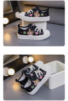 Zapatos De Lona Para Niños Y Niñas Cuatro Estaciones Blancos Suaves Antideslizantes Casuales Tallas 3-15 Años Cierre Con Hebilla - details 9