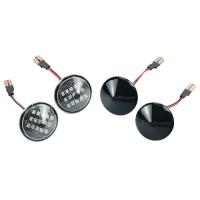 2Pcs Luz De Señal Dinámica LED Y Marcador Lateral Para Fiat Punto 188 1999-2012 Doblo 2001-2005 ABS+LED Super Brillante T10 Interface - details 2