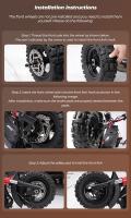 patinetes electricos adultos iScooter iX5S scooter freestyle, motor de 1000W, batería de 48V 15Ah, neumático 11 pulgadas, velocidad máxima 45km/h, alcance 65km, frenos de disco dobles, amortiguadores delanteros y traseros bicicleta electrica plegable - details 13