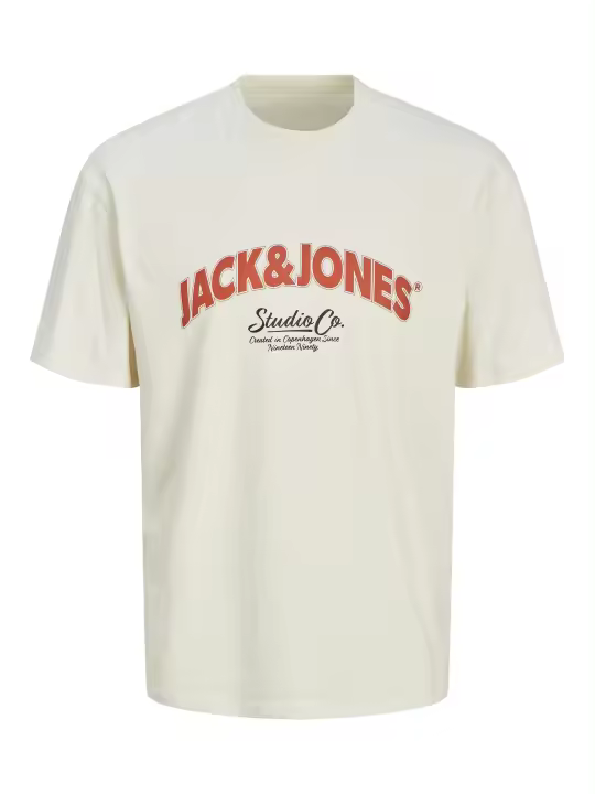 Jack & Jones Jorbronx Arch - Camiseta Hombre Manga Corta Cuello Redondo Blanco - 1