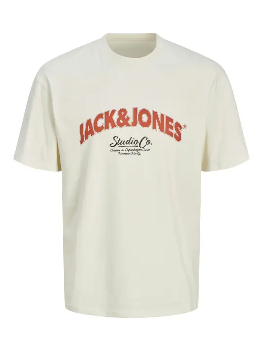 Jack & Jones Jorbronx Arch - Camiseta Hombre Manga Corta Cuello Redondo Blanco - 1