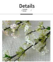 Planta De Pino Artificial De 105cm Con Ramas Largas De Nieve Para Decoración De Bodas Y Hogar Accesorio Suave Para Fotografía De Boda - details 4