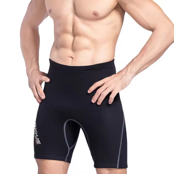 Shorts De Buceo De Neopreno Para Hombre 2mm Pantalones Cortos De Natación Y Surf Estirables Y Cálidos Ideales Para La Playa Y El Buceo - 1