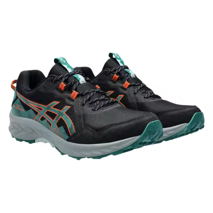 Zapatillas Asics Gel Venture 10 Negro Verde Rainy Lake 1011B967-002 Running Trail Hombre - 1