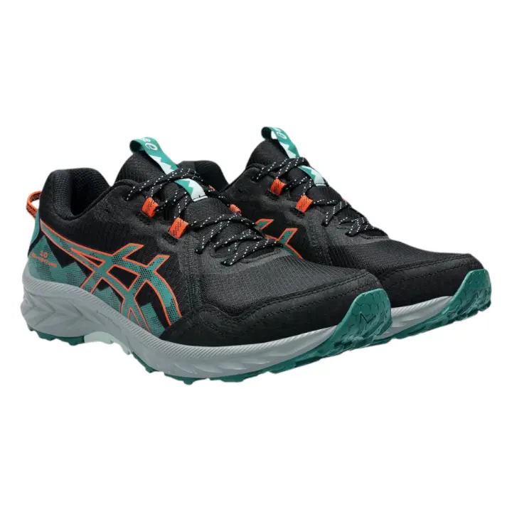 Zapatillas Asics Gel Venture 10 Negro Verde Rainy Lake 1011B967-002 Running Trail Hombre - 1