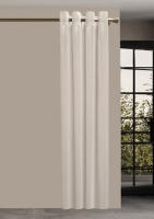 Cortina Lisboa Blanco transforma tu salón, dormitorio o cocina con esta cortina translúcida de ollados. Fabricada con materiales reciclados, incluye cinta pasabarras para un ajuste perfecto. ¡Disfruta de la calidad y la belleza! Fabricado en España - details 0