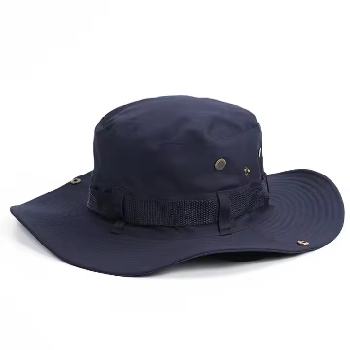 Gorro De Pesca Al Aire Libre Para Hombres Y Mujeres Protección UV Amplio Algodón Verano Caminata Sombreros De Pescador - 1