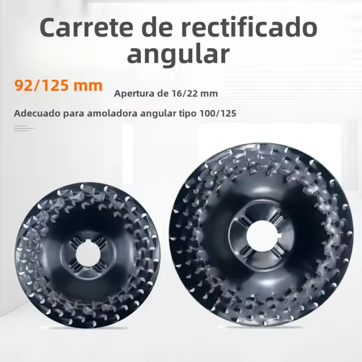  Disco De Molienda Para Amoladora De Ángulo 92mm/125mm Herramienta Abrazadura Para Madera Y Bricolaje Disco De Arena De Corte Abrasivo - 1