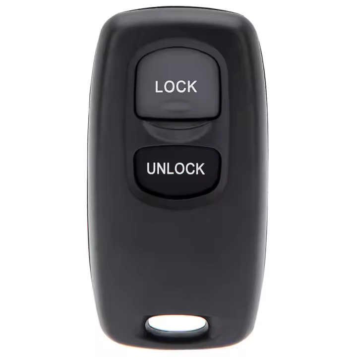 Carcasa de Llave de Entrada sin Llave de 2 Botones Funda de Reemplazo de Llave No Cortada Compatible con 2 3 6 323 626 - 1