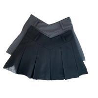 Falda Corta Deportiva Para Mujer 2024 Quick-drying Running Badminton Tennis Con Cierre De Cremallera Algodón Poliéster - details 10