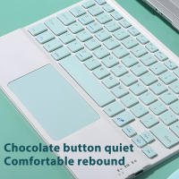 TECLADO INALÁMBRICO Bluetooth Con Touchpad CASEPOKE Para iPad iPhone Samsung Xiaomi Español Portugués Coreano Ruso Compatible Con Tablet - details 0