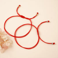 Pulseras De Hilo Rojo Go2boho Hechas a Mano Para Hombres Y Mujeres Joyería Minimalista Bohemia Multicapa Para Festival Regalo - details 0