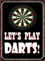 Cartel De Metal Vintage Para Dardos Billar Y Pinball Decoración De Pared Para Bares Clubes Y Pub Estilo Americano Placa Rectangular - details 3