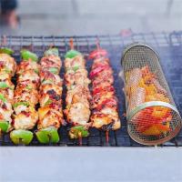 Cesta De Barbacoa Al Aire Libre En Acero Inoxidable Recipiente De Malla Para Pícnic Y Camping Resistente Al Desbordamiento - details 3