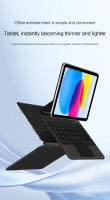 Folio Teclado Mágico Para iPad 10 Generación 2022 Cubierta Inteligente Con Teclado AZERT Idiomas Espa\u00f1ol Portugu\u00e9s Hebreo Alem\u00e1n En Color Negro Y Blanco - details 12